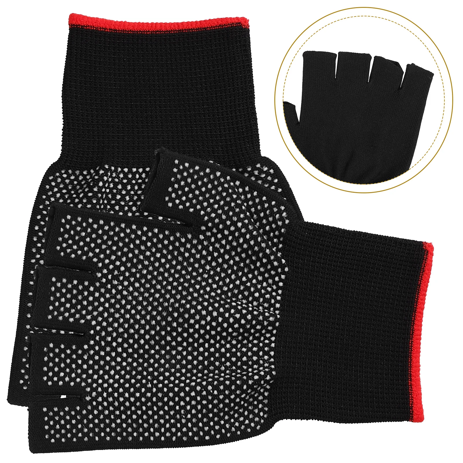 

2pcs Non-Slip Work Nylon Durable Warehouse Worker Gloves For Heavy Duty Carrying Jobs Protective Gear Outdoor Working Safety