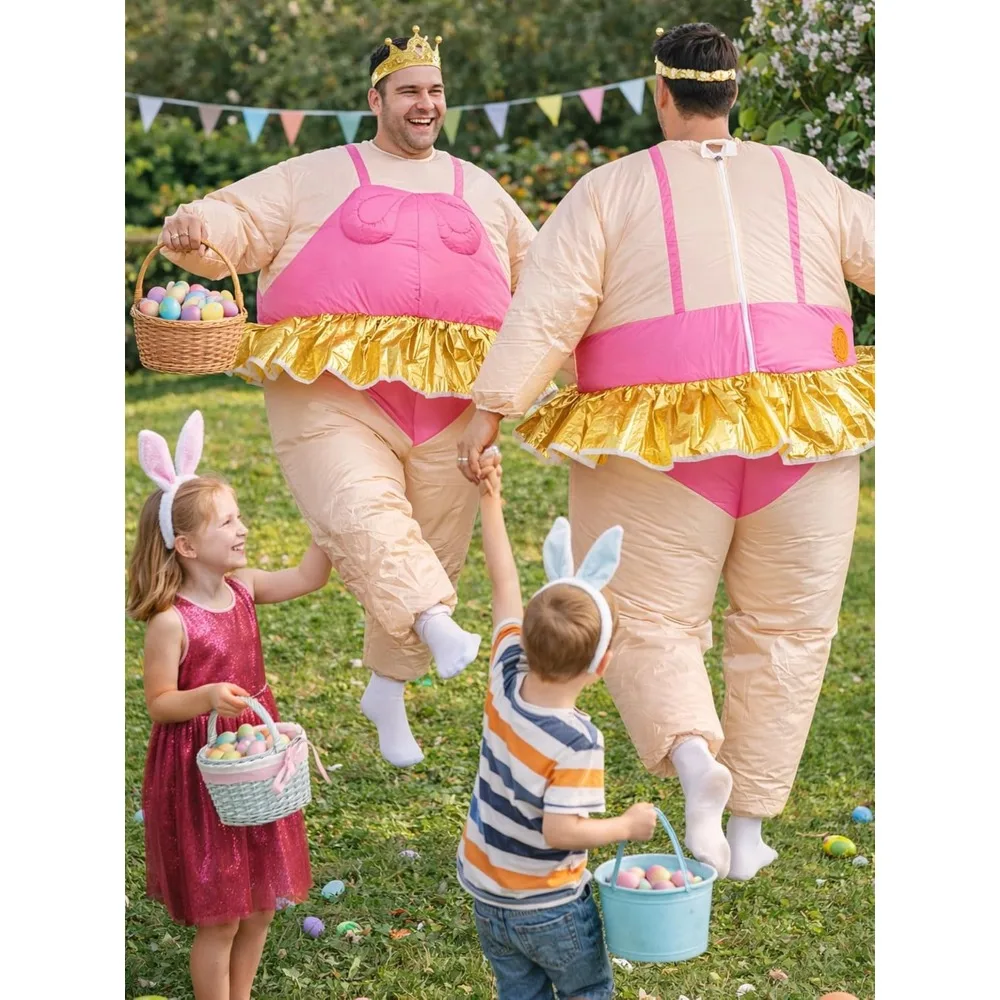 Déguisement Gonflable Ballerine Rigolote Adulte – photo 4