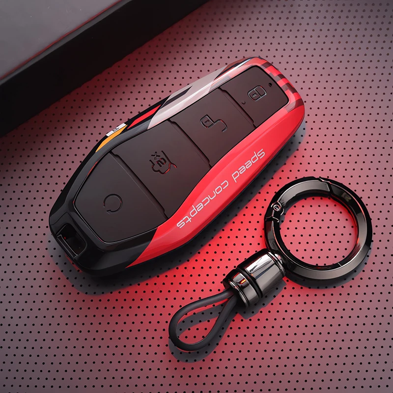 

For BYD Song Pro Yuan Plus Seal U Sealion 6 7 Atto 3 Dolphin Mini Surf Seagull Car Key Fob Cover Case Keychain Black Transparent