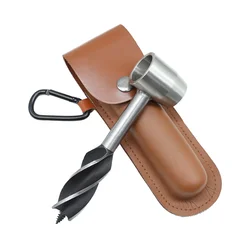 Hand Drill Auger Drill Bits Outdoor Survival Punch Tool Survival Tool for Bushcraft Settler for Camping Outdoor Hiking