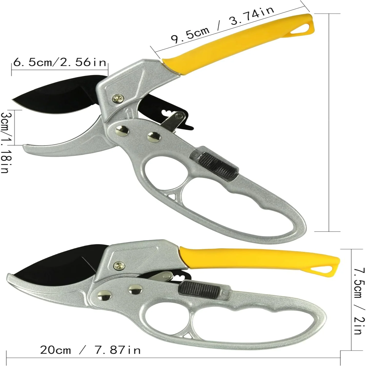 Fruit tree gardening scissors Pruning Shears Professional Bypass Pruner Heavy Duty Clippers Hedge Shears Tools