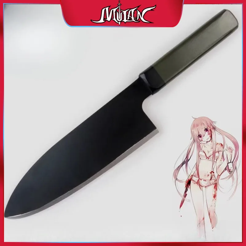 

35 CM Japanese Anime Peripherals Gasai Yuno Cosplay Prop Short Knife Anime Character Universal Weapons Bamboo Unsharpened Toy