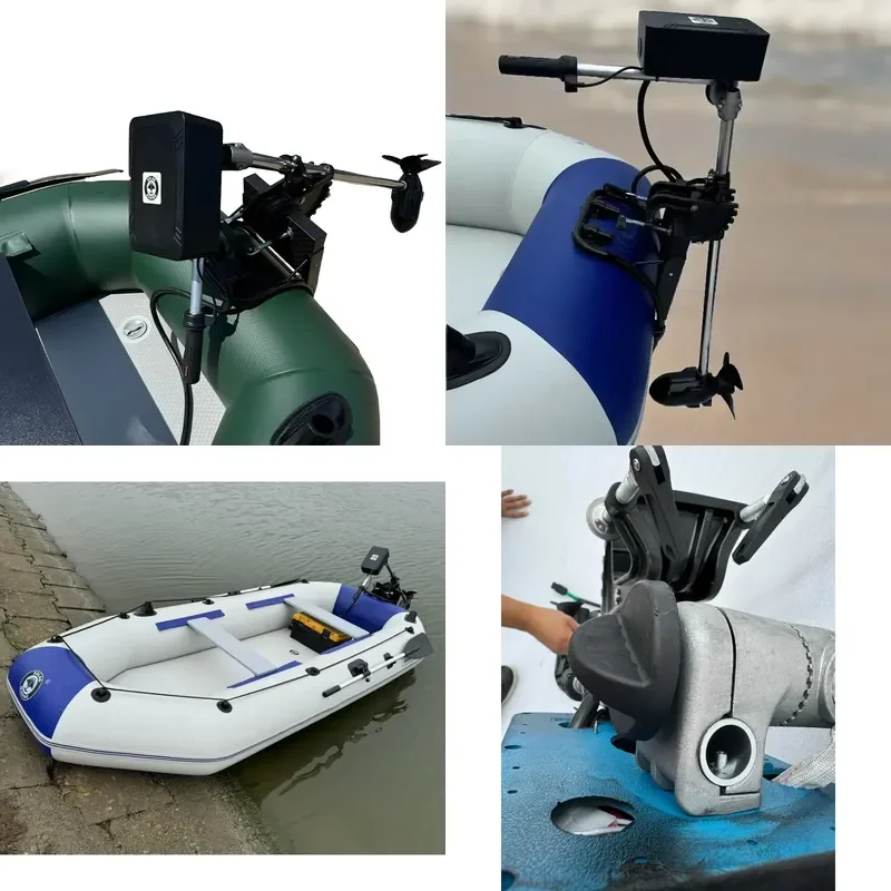 Solar Marine 420lbs Thrust Trolling Motor 1800w 48V DC Max 4500rpm Electric Outboard Brushless Yacht Boat Thrust boost Motor