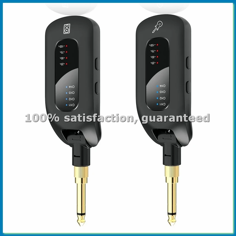 

Беспроводная аудиосистема для гитары 5,8 ГГц, перезаряжаемый передатчик и приемник, запчасти для электрогитары, аксессуары для гитары - A22U