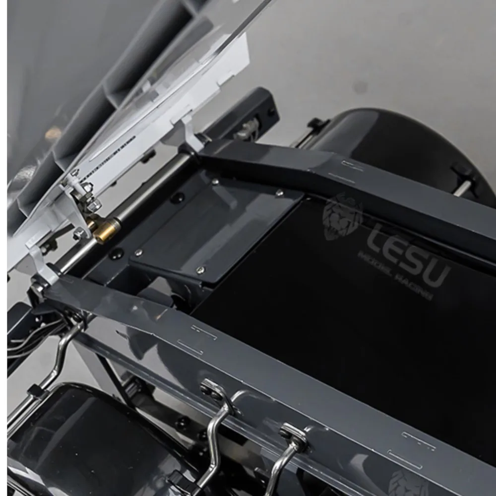 

LESU 3 оси металлический 1/14 RC гидравлический самосвал прицеп для DIY TAMIYA тягач радиоуправляемый грузовой автомобиль R620 R770S FH12