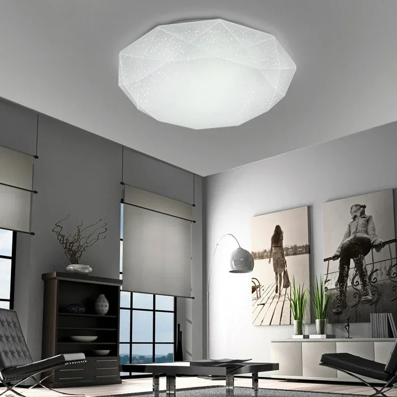 Ceiling Light LED 18W 24W ABS Material Casting Molding Seal Dustproof Plate Indoor Lamp For Kitchen Living Room  Balcony