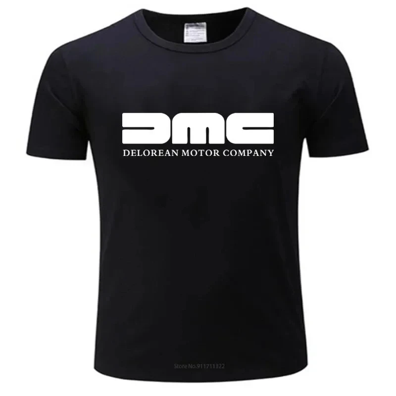 100% Cotton T Shirt Mens Short Sleeve DMC DeLorean - Mens T-Shirt Back To The Future Film Fashion Tee-shirt Male Summer Tops