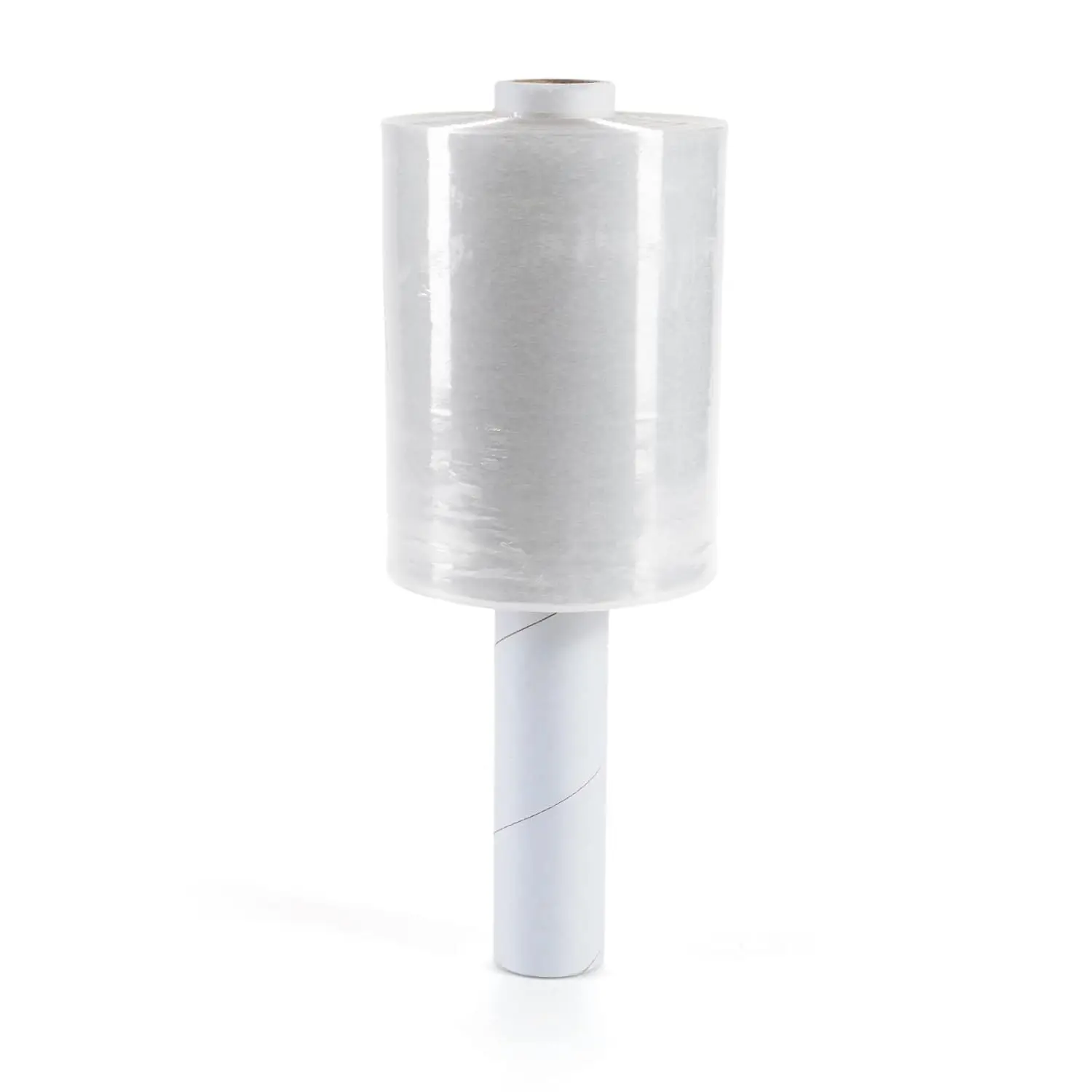 

Hand Bundling Stretch Film 5" x 1000' with Extended Core Handle, Clear Self-Adhesive Wrap for Moving and Storage