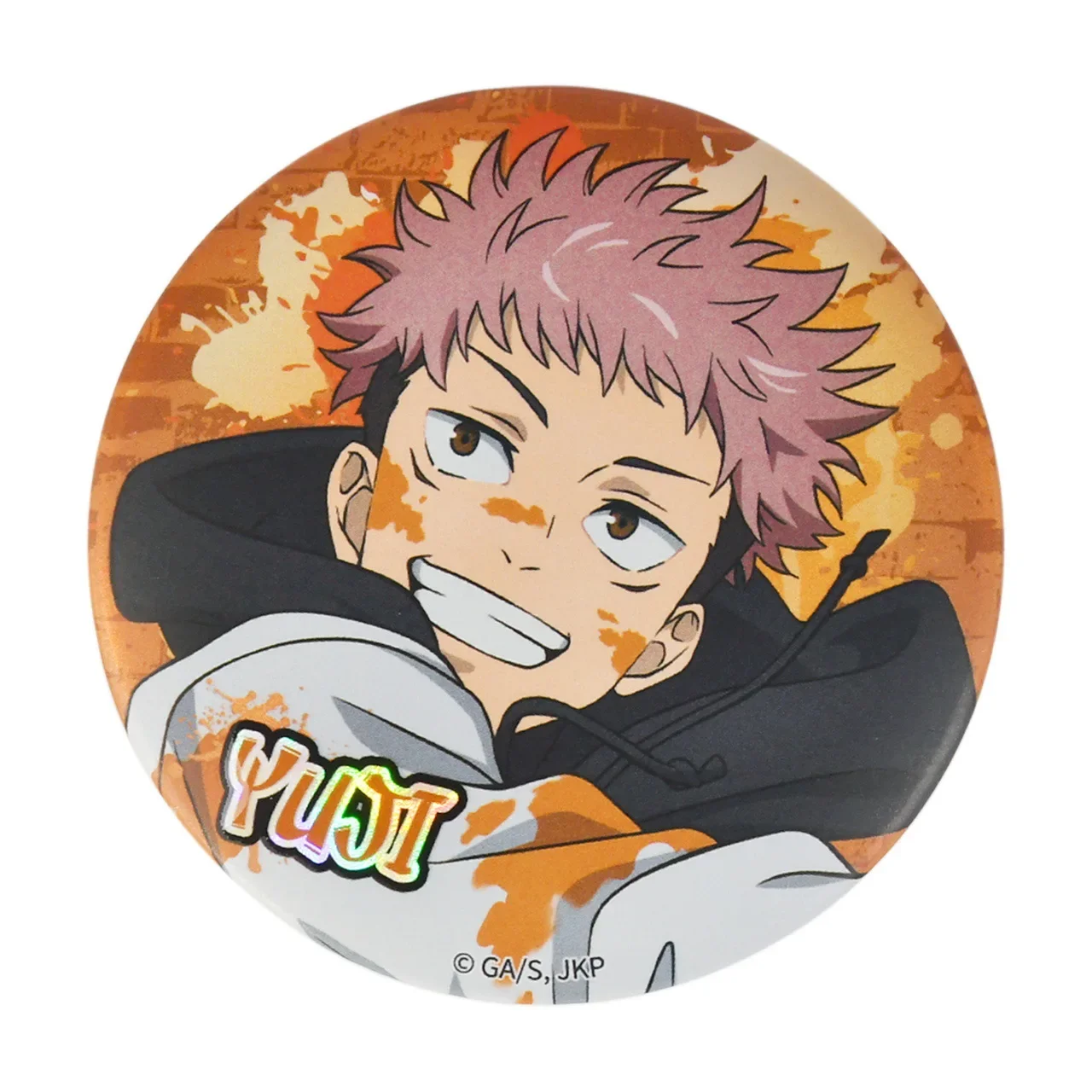 Jujutsu Kaisen Flandres Emblema Anime Produtos Periféricos Satoru Gojo Geto Suguru Yuji Megumi Graffiti Emblema Original