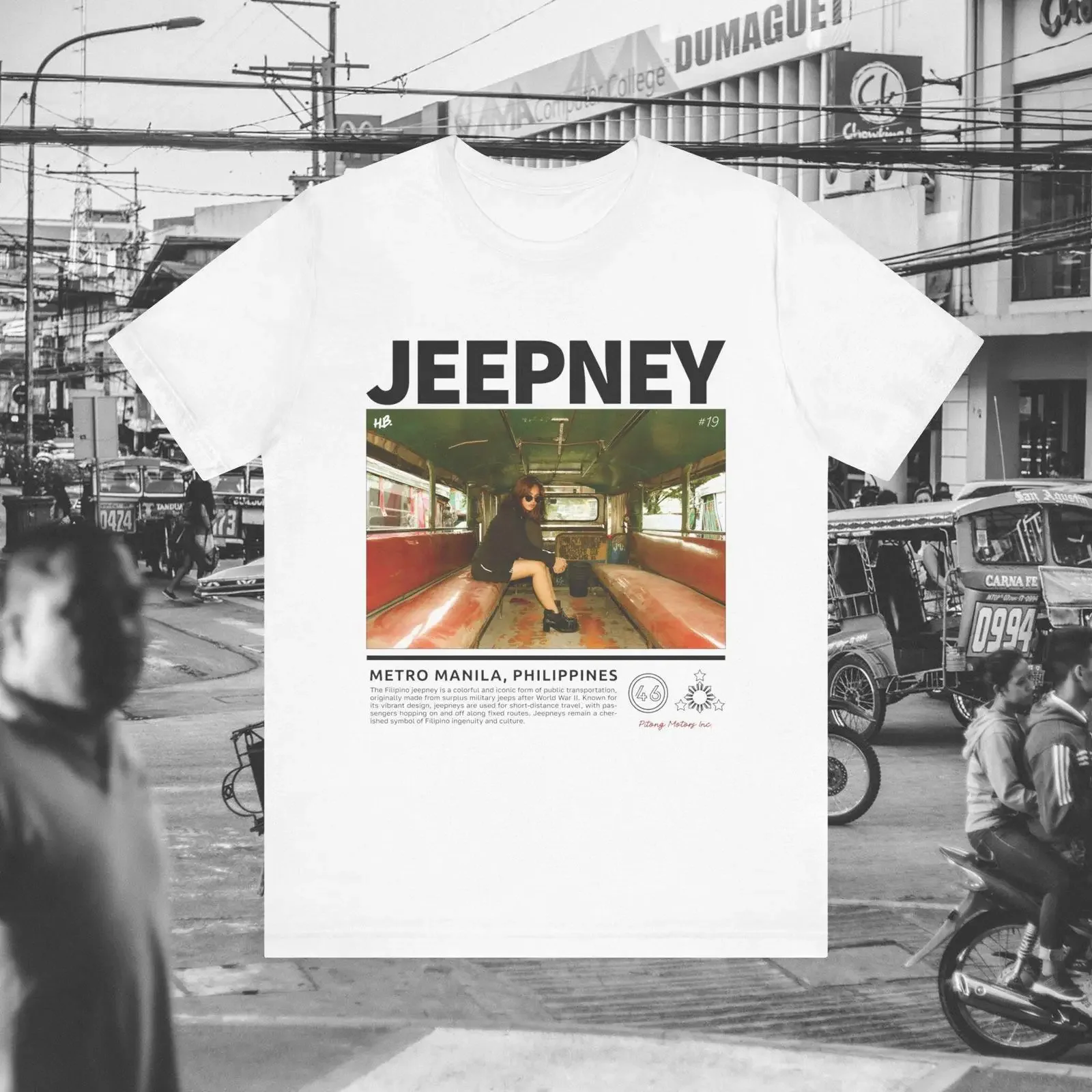 Filipino Jeepney T Shirt Philippines Culture Pinoy Pinay American Pride Clothing Apparel Products vintage Washed fashion