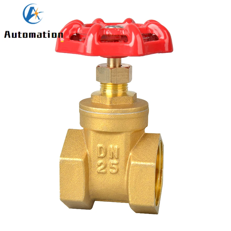 Brass Gate Valves female Thread 1/8 1/4 3/8 1/2 3/4 1 1-1/4 Tap Water Valve Switch Valve Internal Thread Gate valves