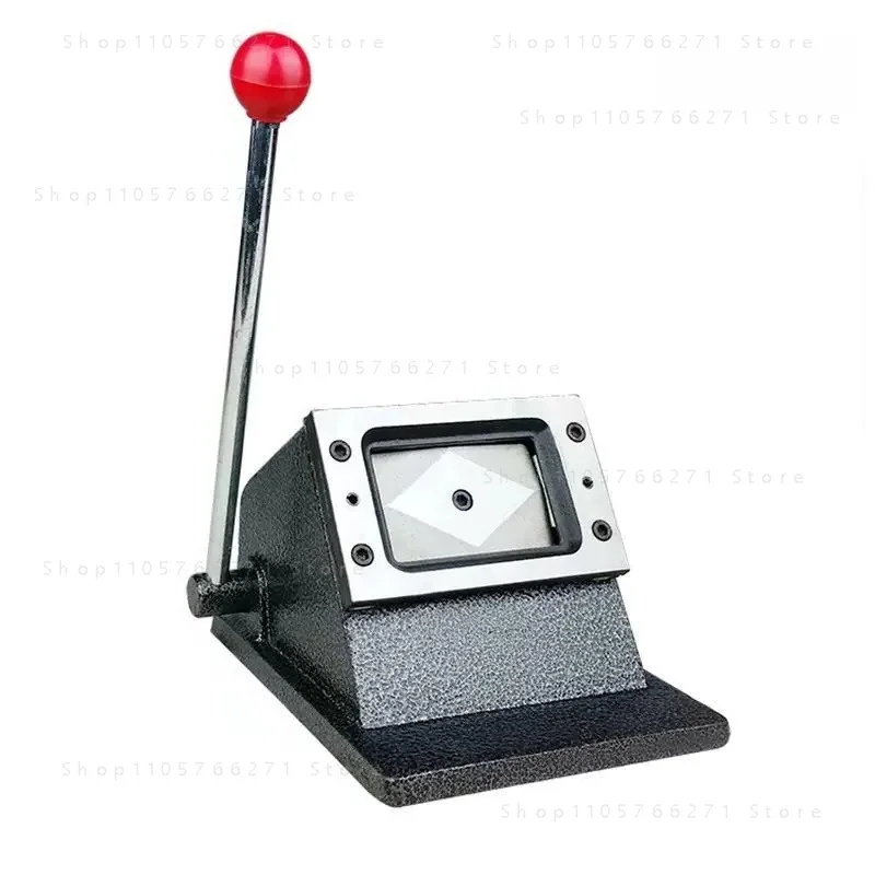 Manual PVC Card Cutter 86*54mm Desktop Small Paper Cutting Machine, ID Card Business Card Trimmer Adjustable Size