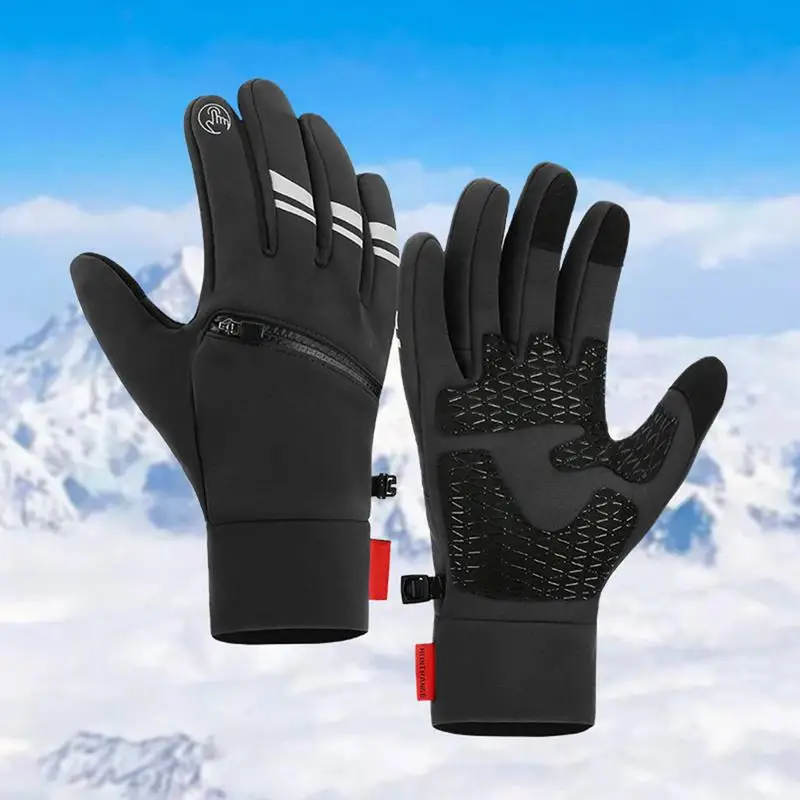 Heated Gloves Winter Hand Warmer USB Gloves Cold Weather Touchscreen Gloves Waterproof Heated Snowboard Gloves For Outdoor