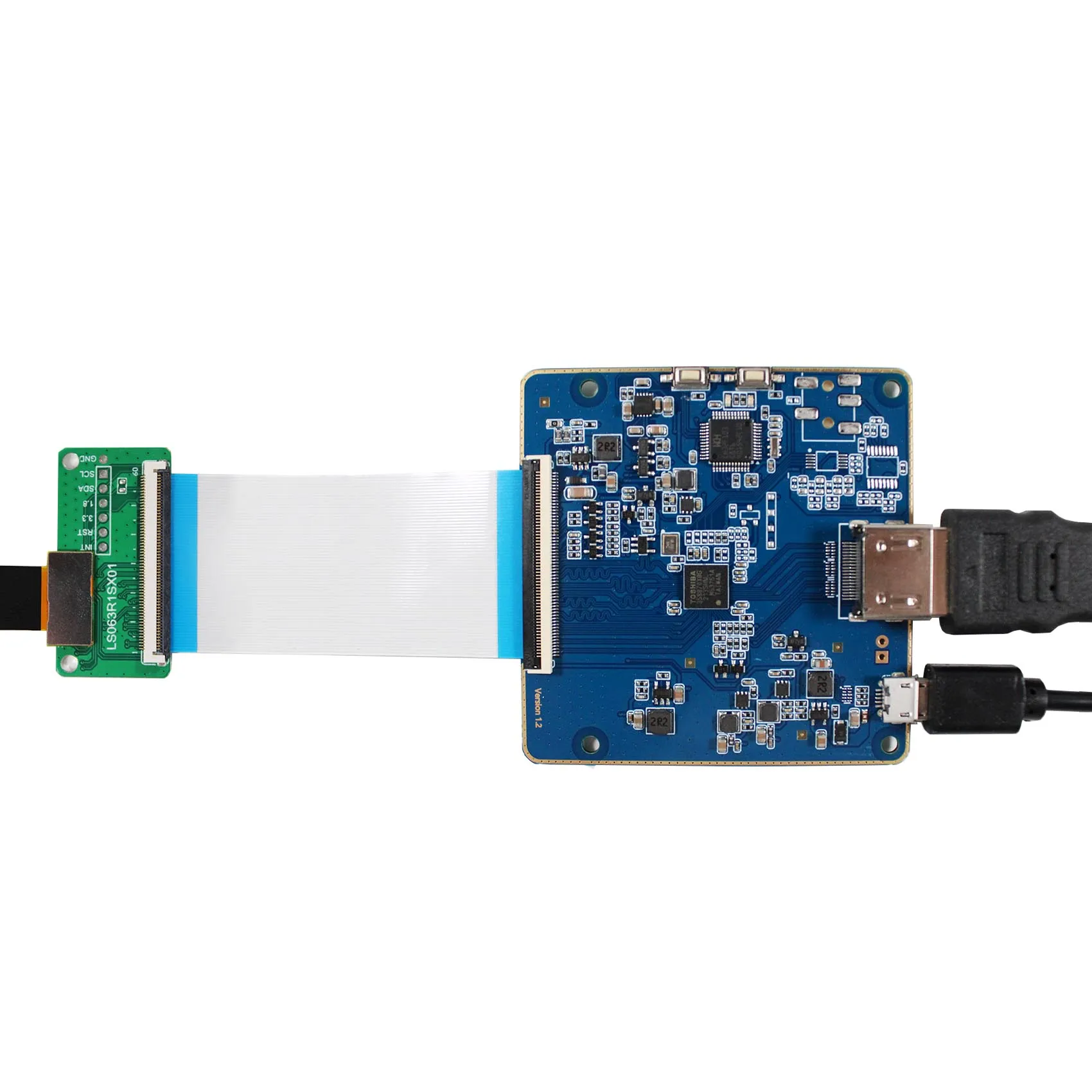 شاشة LCD مقاس 6.3 بوصة LS063R1SX01 1440x2560 2K IPS MIPI ولوحة تحكم