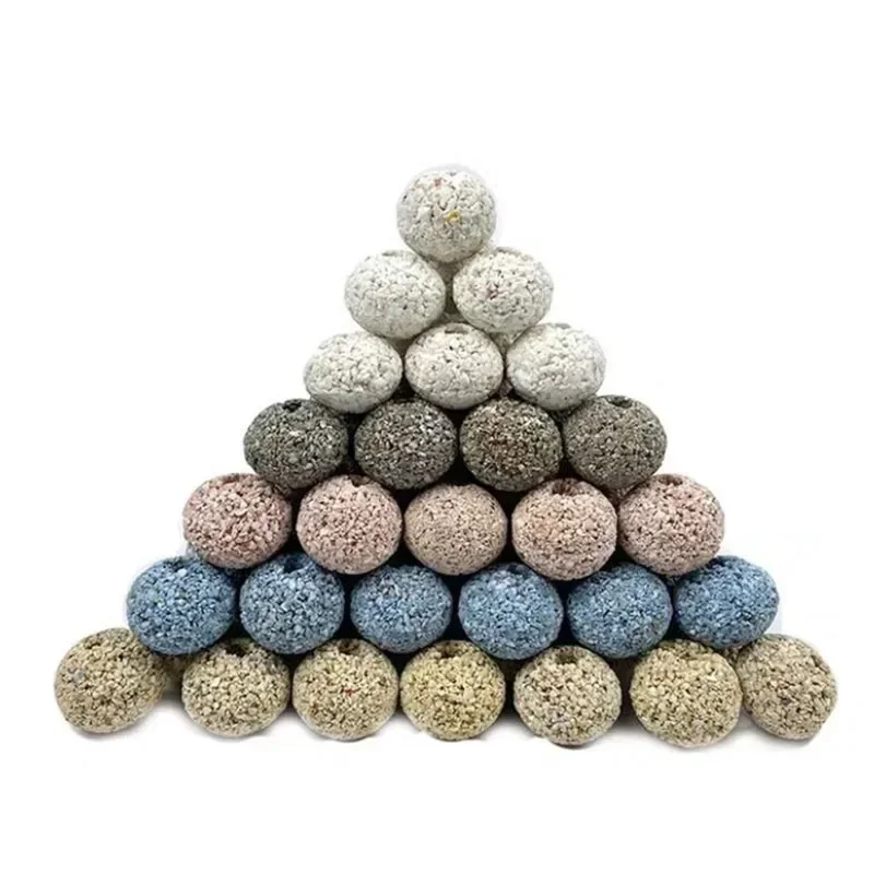 100 جرام الملونة البيوكيميائية الكرة تصفية وسائل الإعلام نيتريفينج البكتيريا منزل حوض السمك تصفية الملحقات لتنظيف خزان الأسماك المياه #3