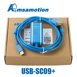 USB-SC09+ Built-in Isolation Chip Programming Cable Suitable Mitsubishi FX&A Series PLC Download cable