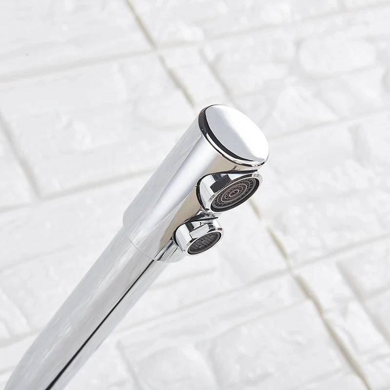 2025 New Chrome Pure Water Kitchen Faucet Pure Water Filter Crane Double Handle Hot and Cold Water Mixing Faucet image 5