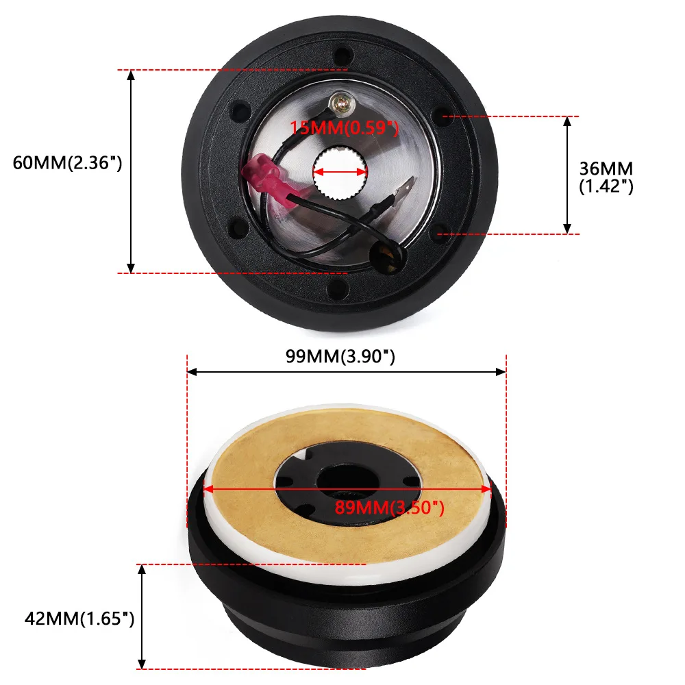 For TOYOTA MR2 CELICA SUPRA 120H Steering Wheel Short Hub Adapter view 2