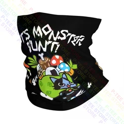 Monster Hunter Lets Monster Hunter Airou Image Neck Gaiter Bandana Scarf Face Mask Hiking Fishing Mountaineering