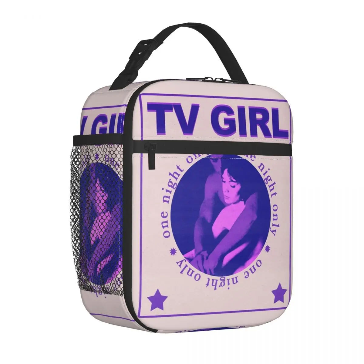 TV Girl Who Really Cares Thermal Insulated Lunch Bags for Office Rock Music Band Portable Food Bag Cooler Thermal Lunch Boxes