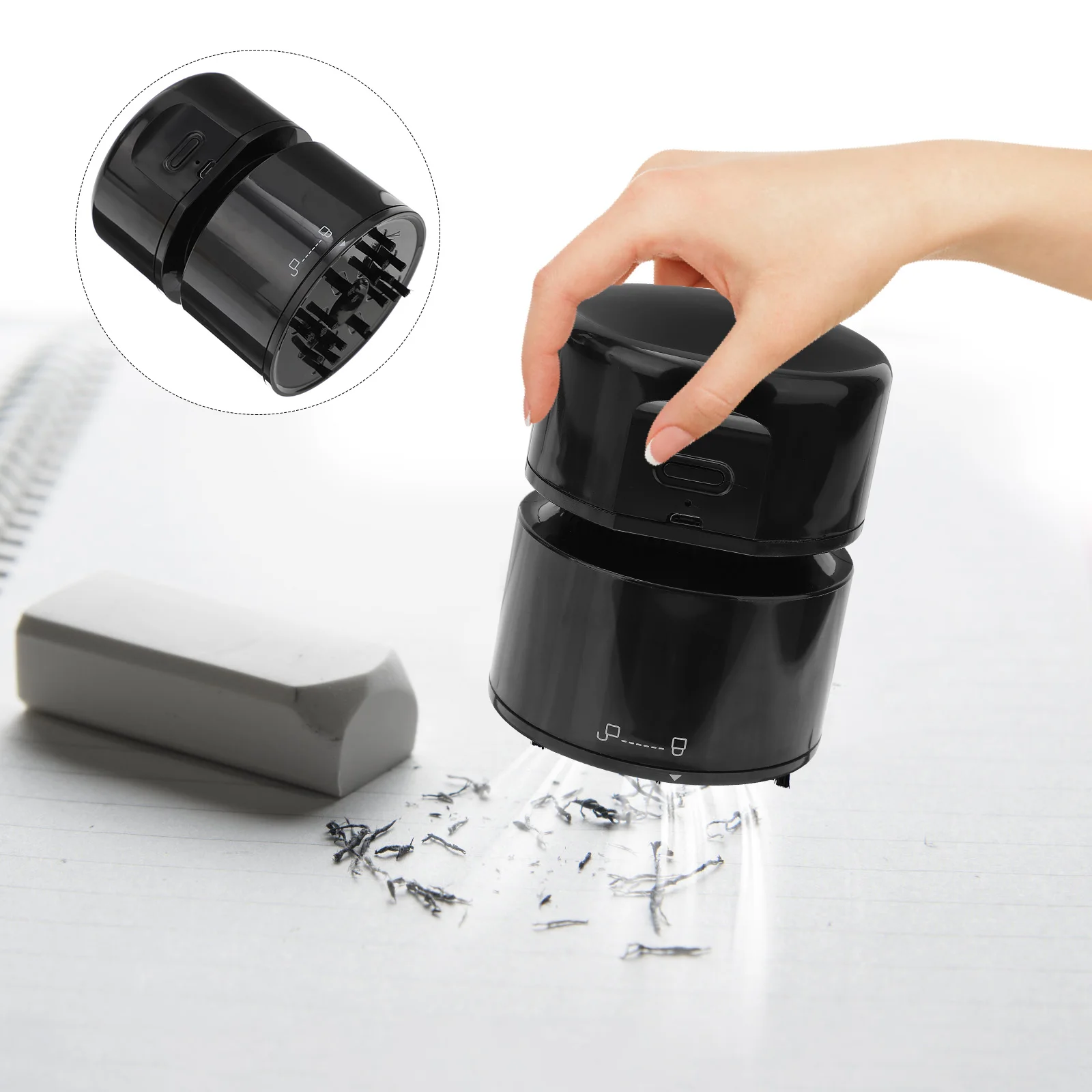

Desktop Vacuum Cleaner Mini for Small Car Handheld Vacuums Usb Plastic Keyboard Duster