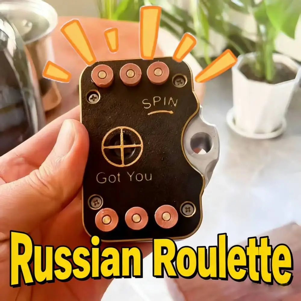 

Russian Roulette Probability Challenge Roulette Interactive Game Russian Roulette Tavern Game Roulette Prop Tabletop Board Game