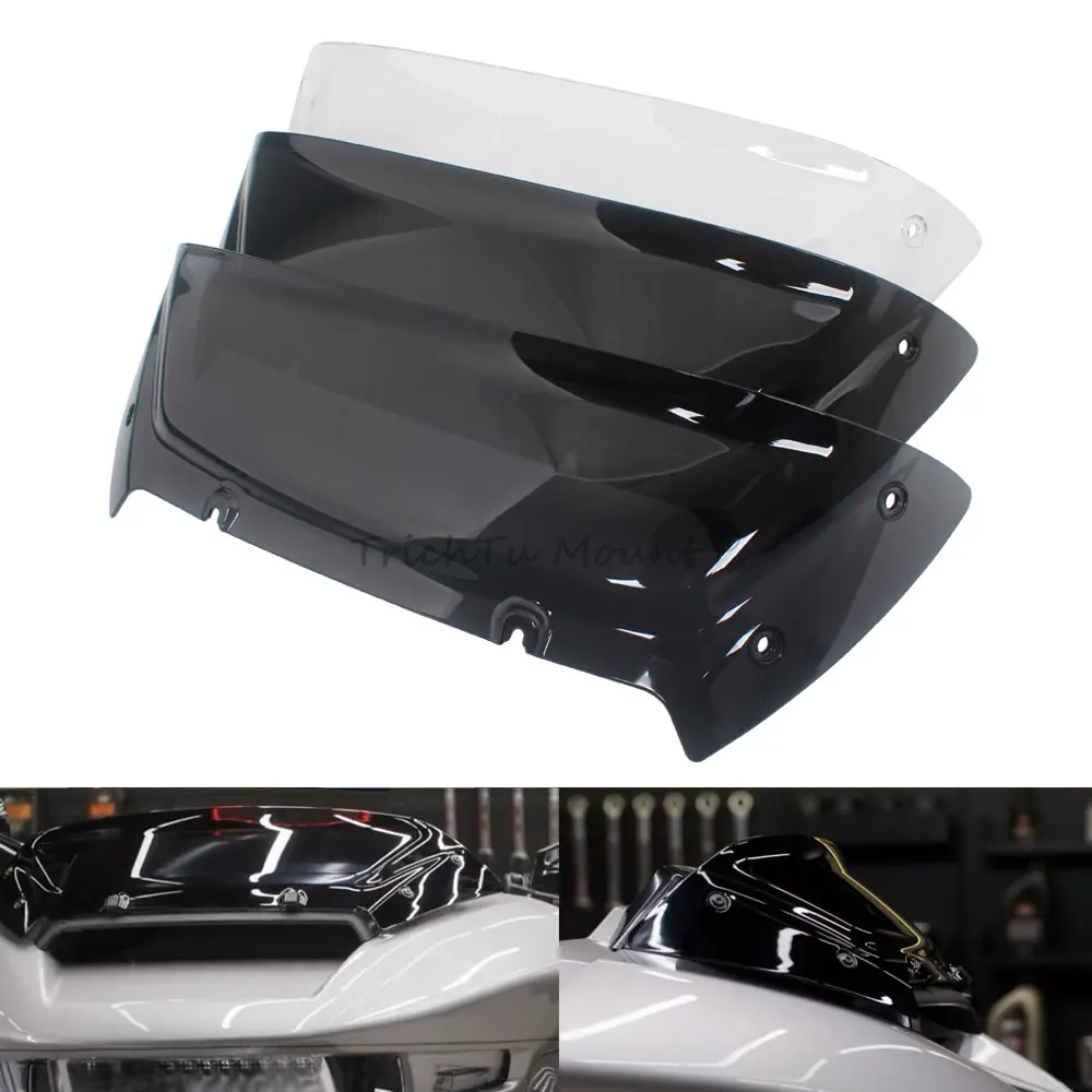 

Motorcycle Wind Deflector Windshield For Harley Touring Road Glide CVO FLTRX FLTRXSE Wind Splitter Windscreen Moto Accessories