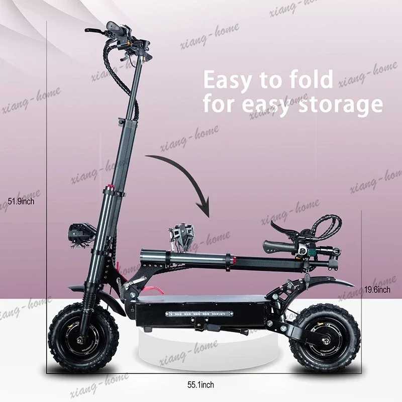 Best Sellers Dual-drive Electric Scooter Electric Vehicle-specific Electric Scooter Model Commercial Furniture Patinete Elétrico