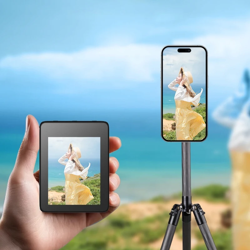 Bluetooth Wireless Mobile Phone Magnetic Suction Selfie Screen Projector Live Selfie Display Mobile Phone Rear Split Screen