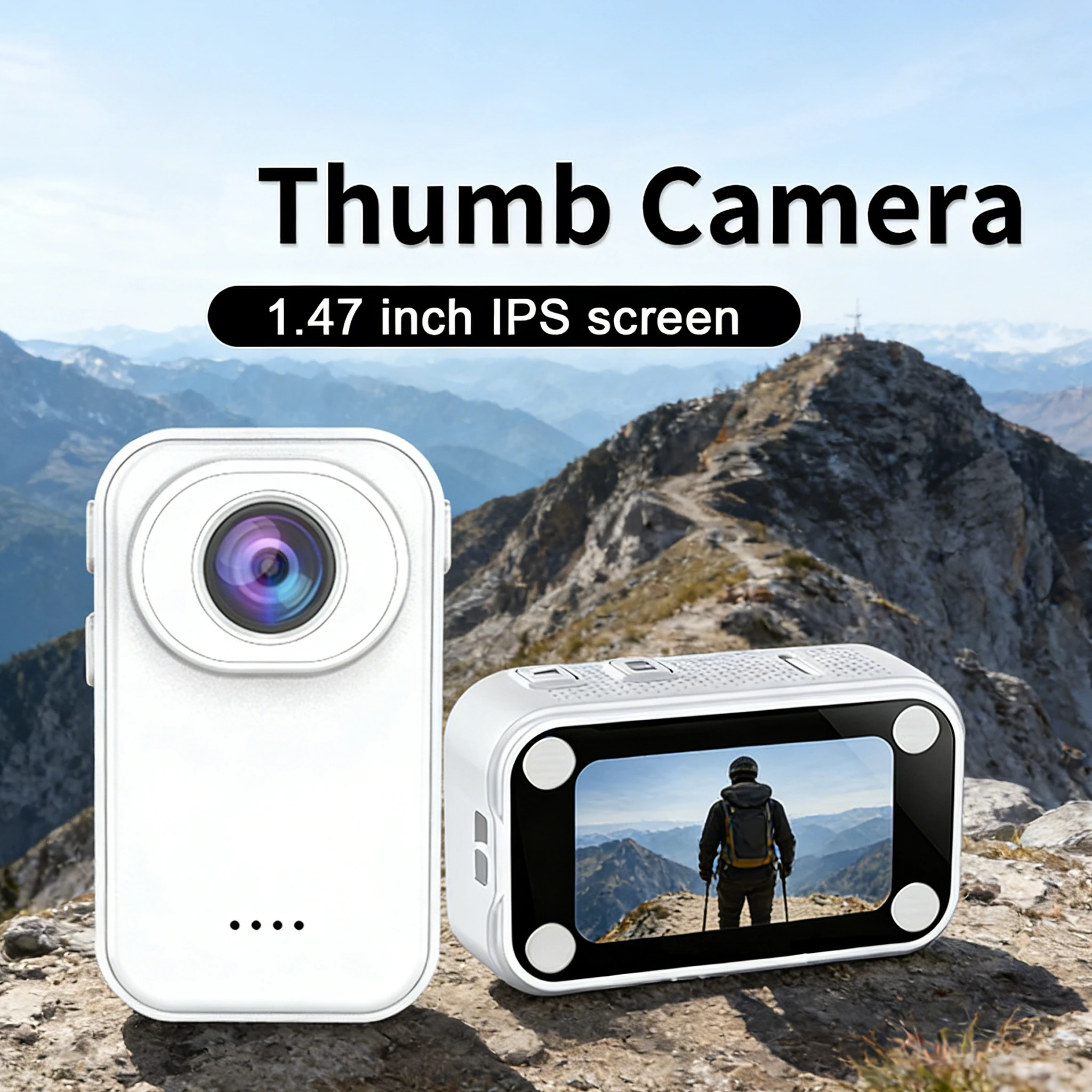 Mini camera close-up details