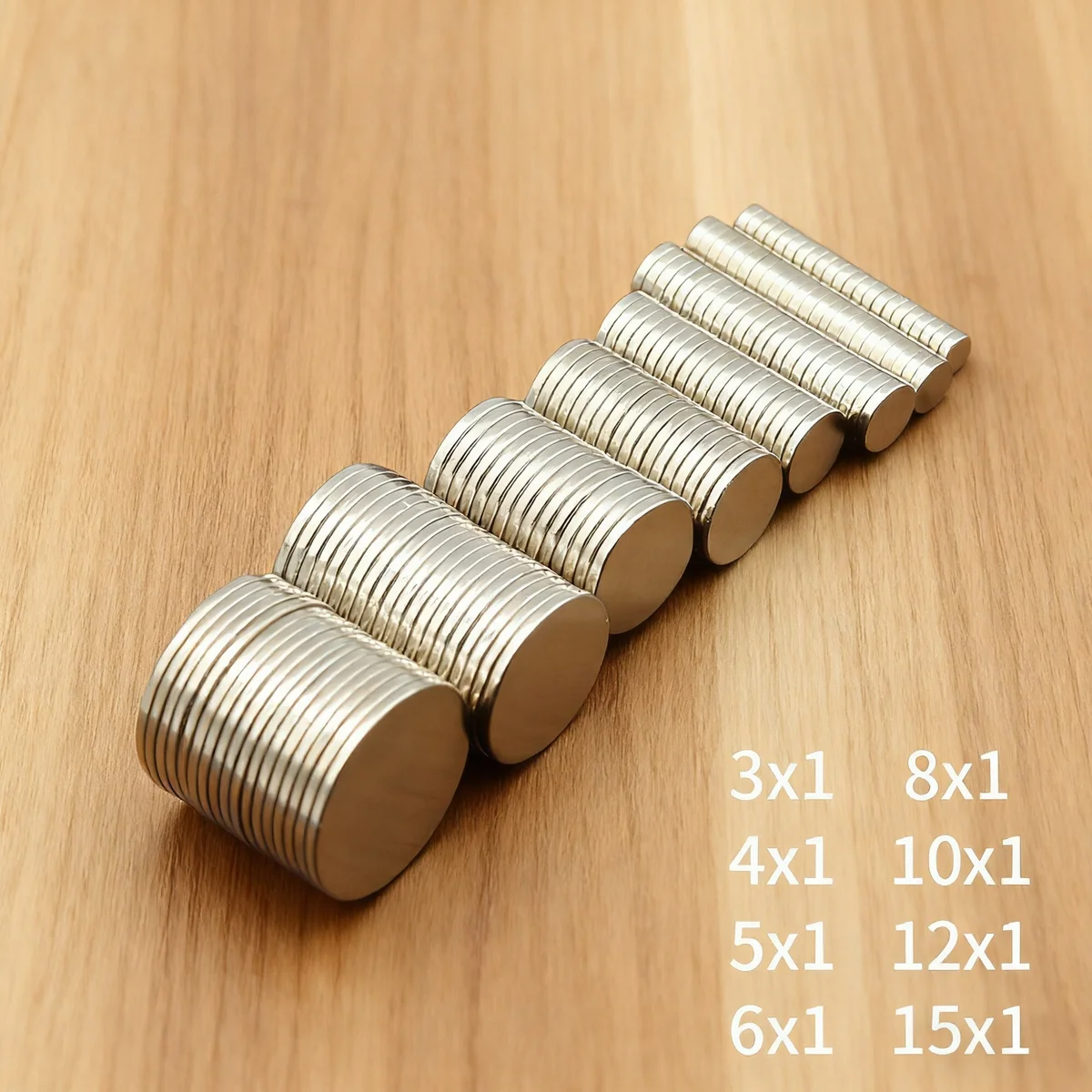 N35 aimant néodyme Super puissant aimants ronds NdfeB forte imanes magnétiques permanents réfrigérateur 5/6/8/10/12/15x1mm