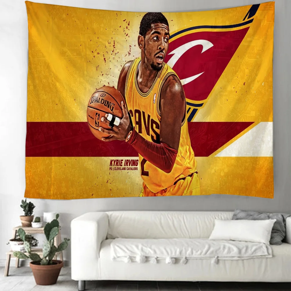 Funny Tapestry on the Wall Decor Kyrie Irving Home Decoration Room Decorating Items Decorations for Bedroom Tapestries Tapries