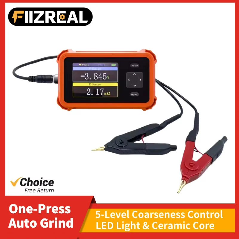 Fiizreal PBRM-1 18650 Battery Tester High Precision Voltage & Internal Resistance Meter with 2.8
