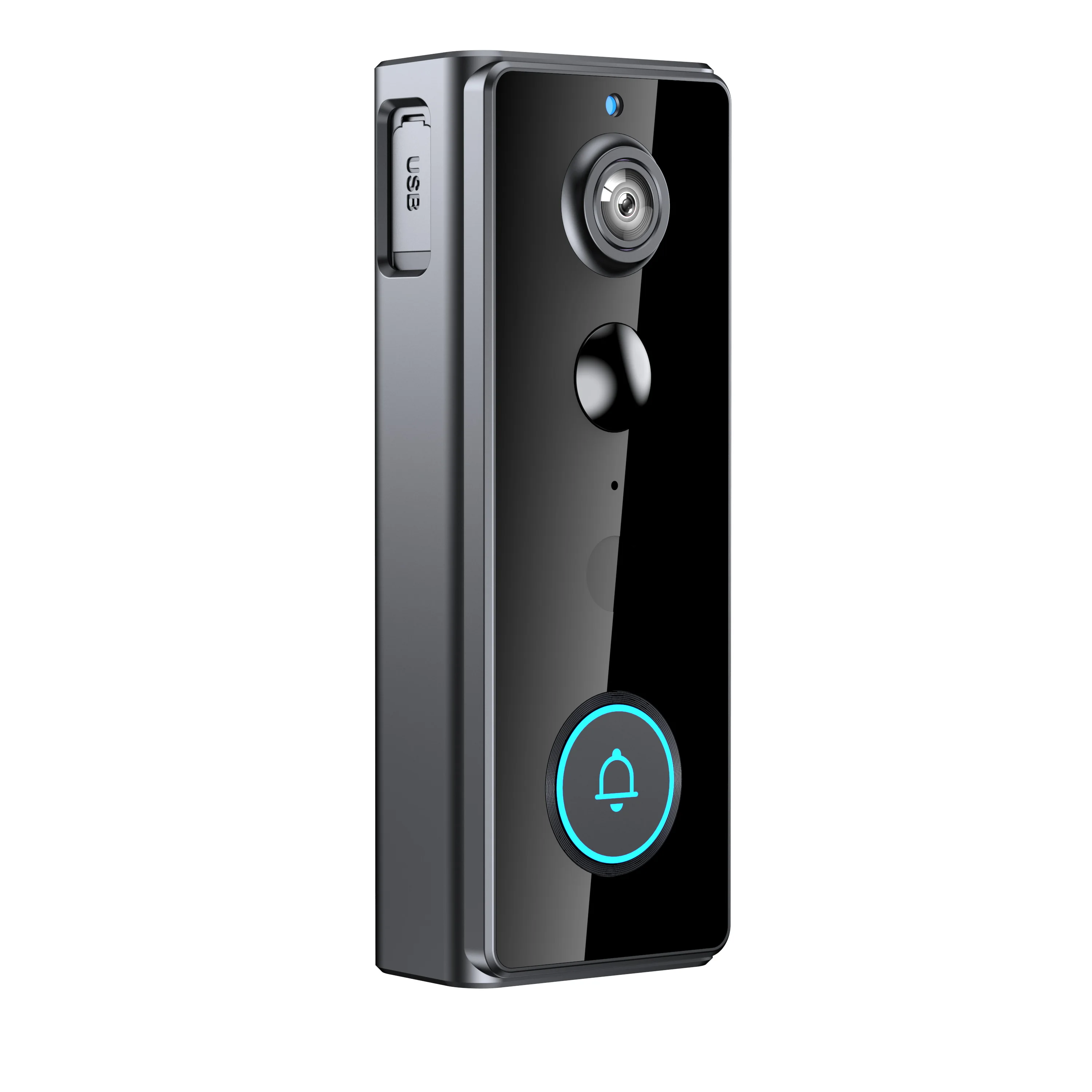 Tuya APP 720P แบตเตอรี่ WIFI IP Doorbell Intercom Visual Doorviewer โทรศัพท์ประตูวิดีโอ CHIME Peephole Viewer พร้อม CHIME