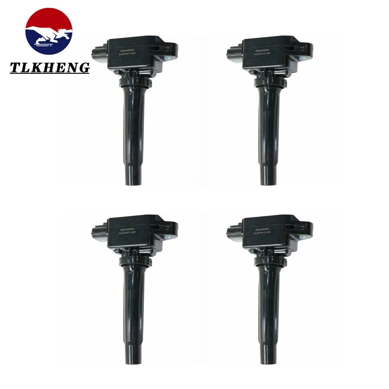 4 PCS New Ignition Coil For 2012-2018 Mazda 3 6 CX-5 CX-3 CX-5 CX-9 PE0118100, PE0118100A, PE2018100, PE2018100A