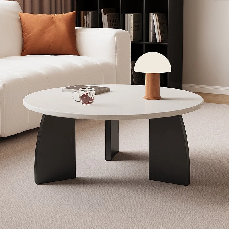 living room home coffee table artistic small round small apartment coffee table light luxury lounge stoliki kawowe furniture