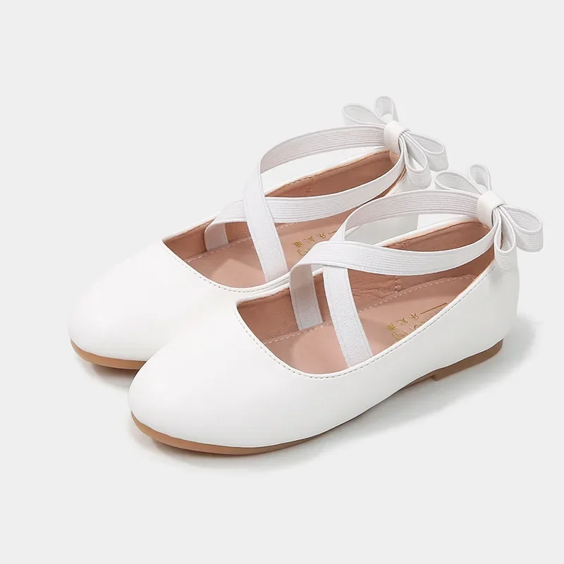 

Новая весенняя кожаная обувь для маленьких девочек, детская танцевальная обувь на мягкой подошве с плоской подошвой, обувь принцессы для девочек