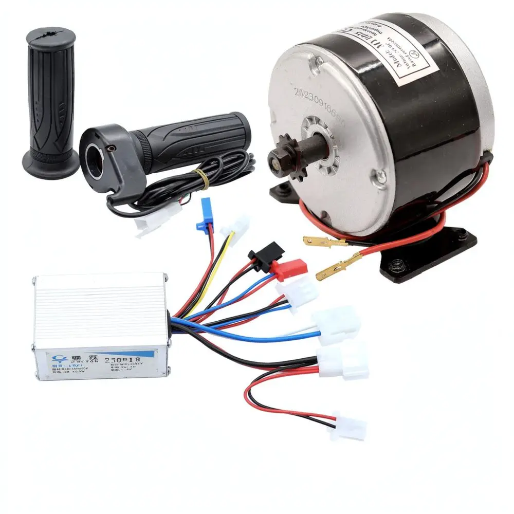 Folding Scooter Motor Controller Kit 24V 300W Brushed Drive System With Sensitive Throttle Handle Replacement