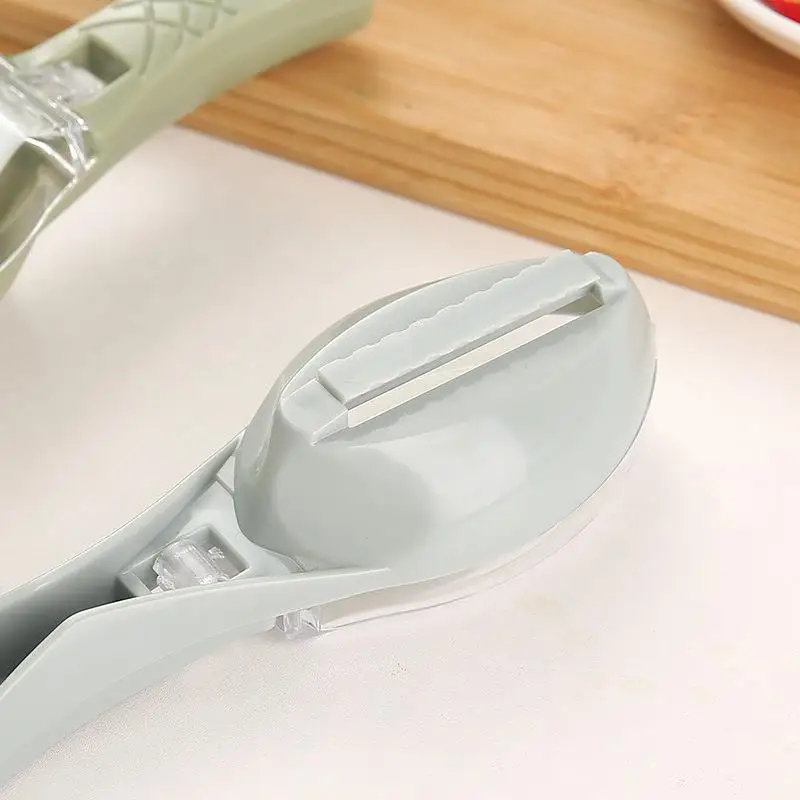 Household Kitchen Fish Scale Remover With Lid Anti-Splash Descaling Tool Ergonomic Grip for Home Daily Cooking Seafood Prep