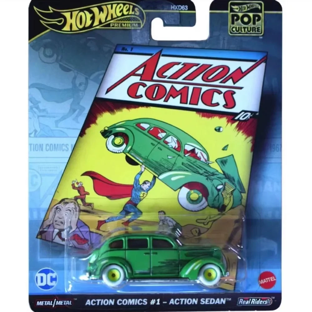 

Hot Wheels Premium Pop Culture Action Comics Sedan Metal 1/64 HotWheels миниатюрные машины Hoteelws литая модель автомобиля hotweheel