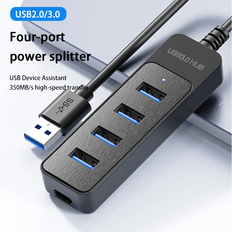  4 Ports Splitter Power Adapter USB Hub 3.0 Multi USB 3.0 Splitter Type c USB 2.0 4 in 1 Expansion Hub High Speed For Computer