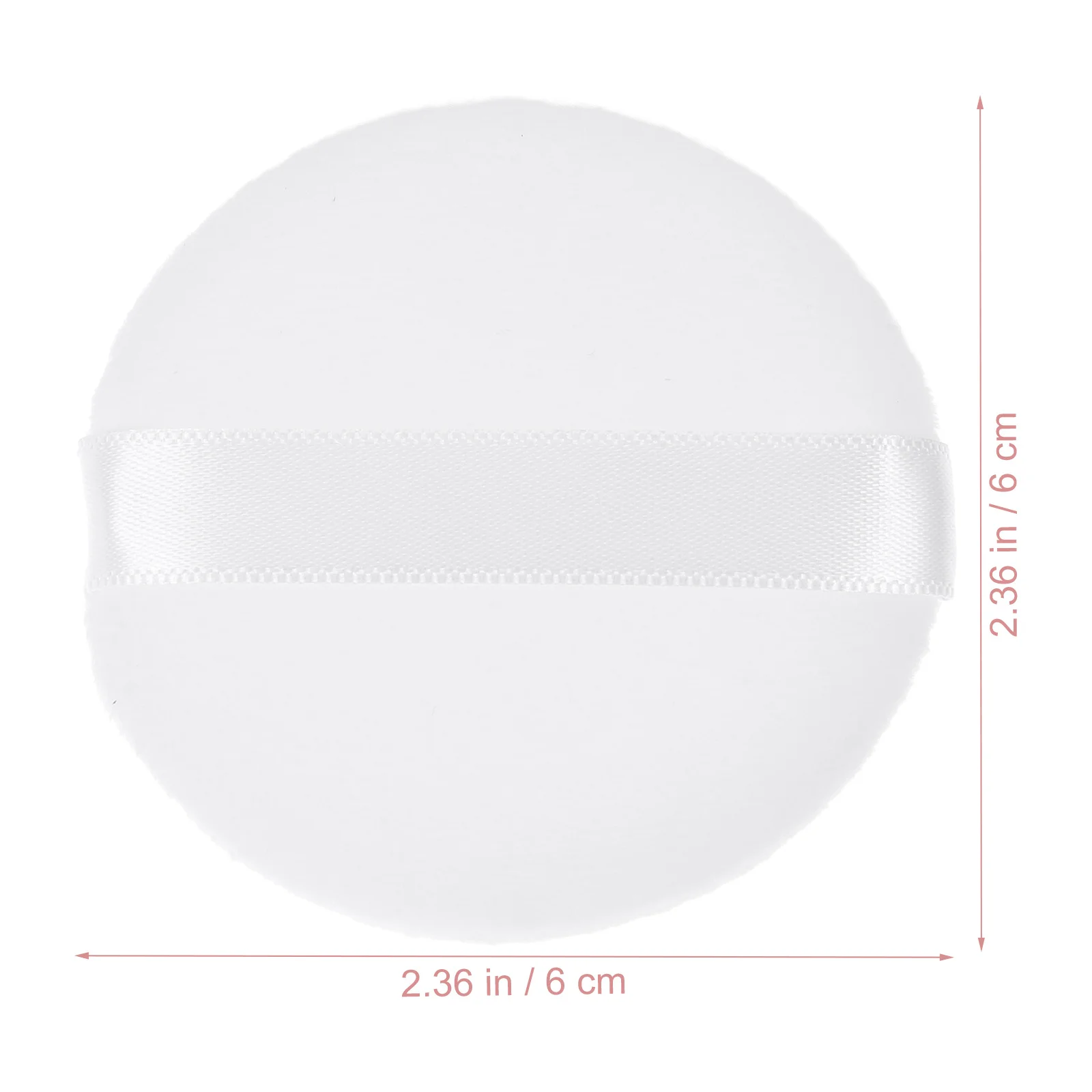 20 piezas aplicadores pequeños de maquillaje facial flocados, herramientas cómodas para esponjas de polvos sueltos para mujeres y niñas