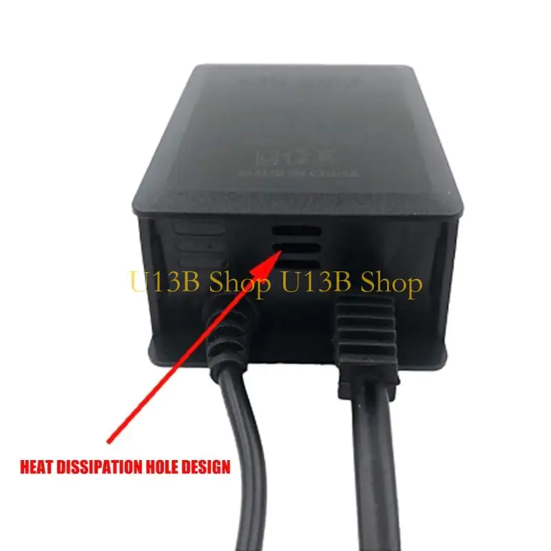 U13B Power Adapter DC12V 2A Waterproof for Monitoring Systems Overloads Protected