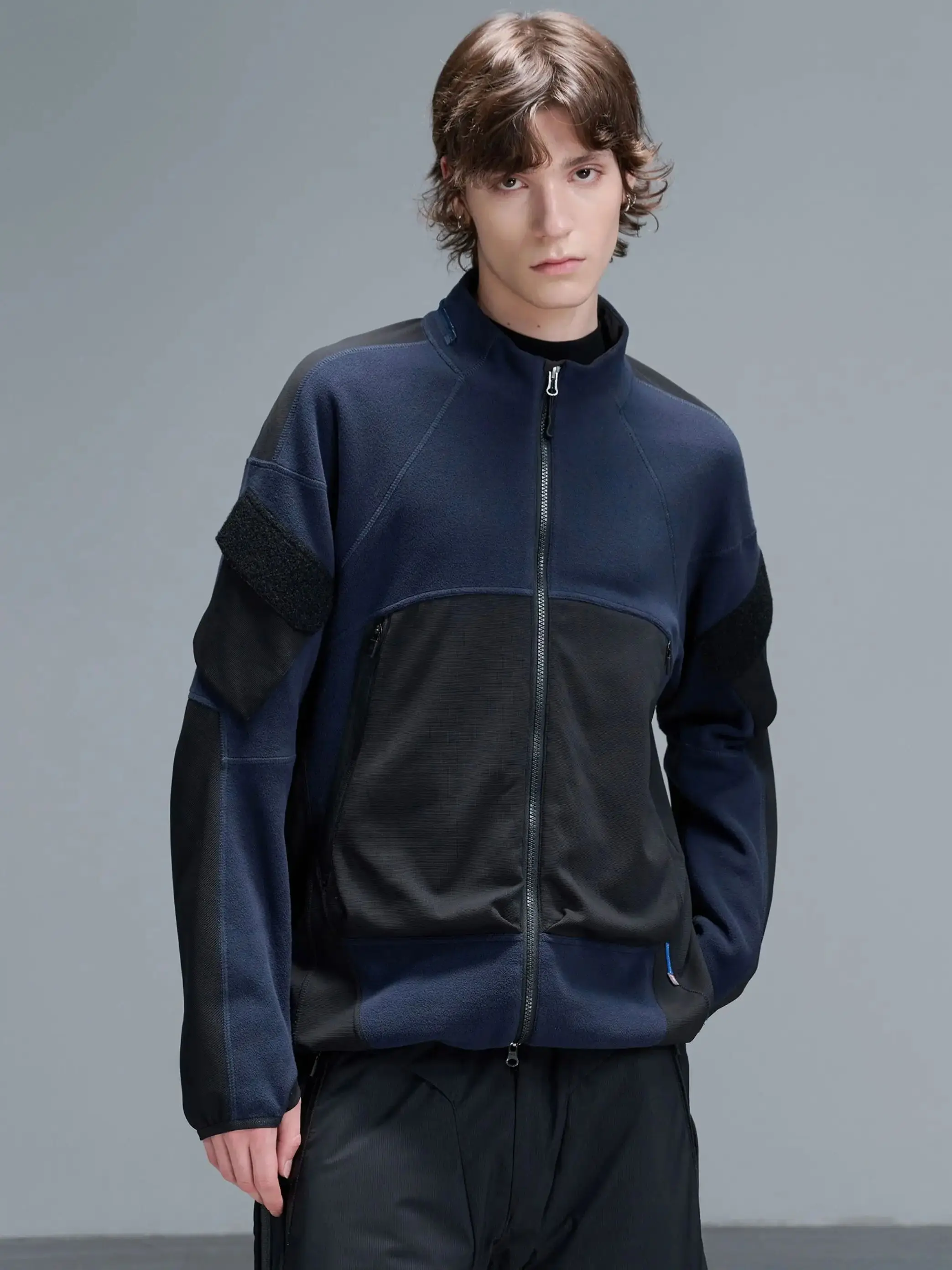 

REINDEE LUSION 24AW 0233 ДВУХОДНАЯ ФЛИСОВАЯ КУРТКА TECHWEAR Тактическая подкладка теплая спецодежда уличная одежда