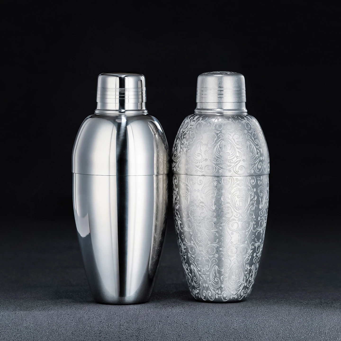 

Bar Cocktail Shaker Boston Shaker Stainless Steel Engraving Shaker Bar Accessory Bartender Tools For Home And Bar