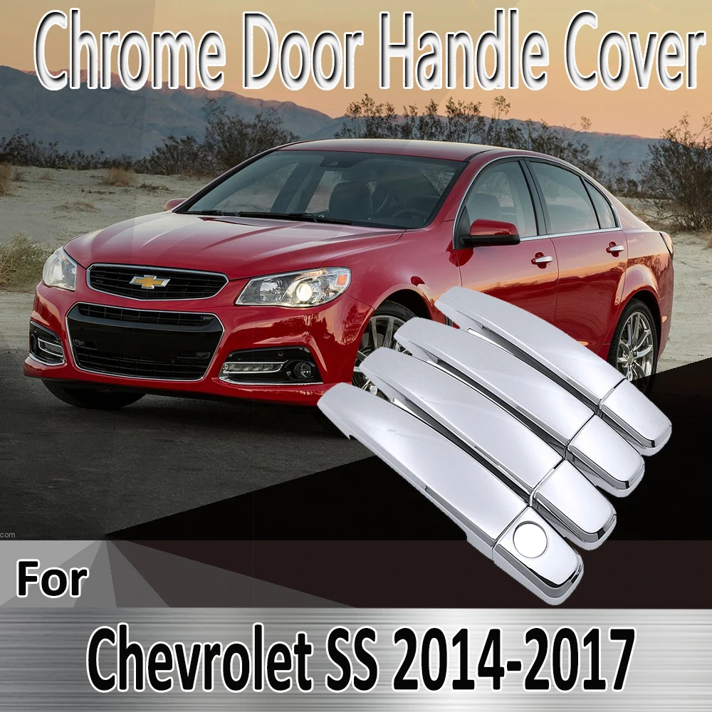 

For Chevrolet SS Holden Commodore VF 2014~2017 Styling Stickers Decoration Chrome Door Handle Cover Refit Car Accessories