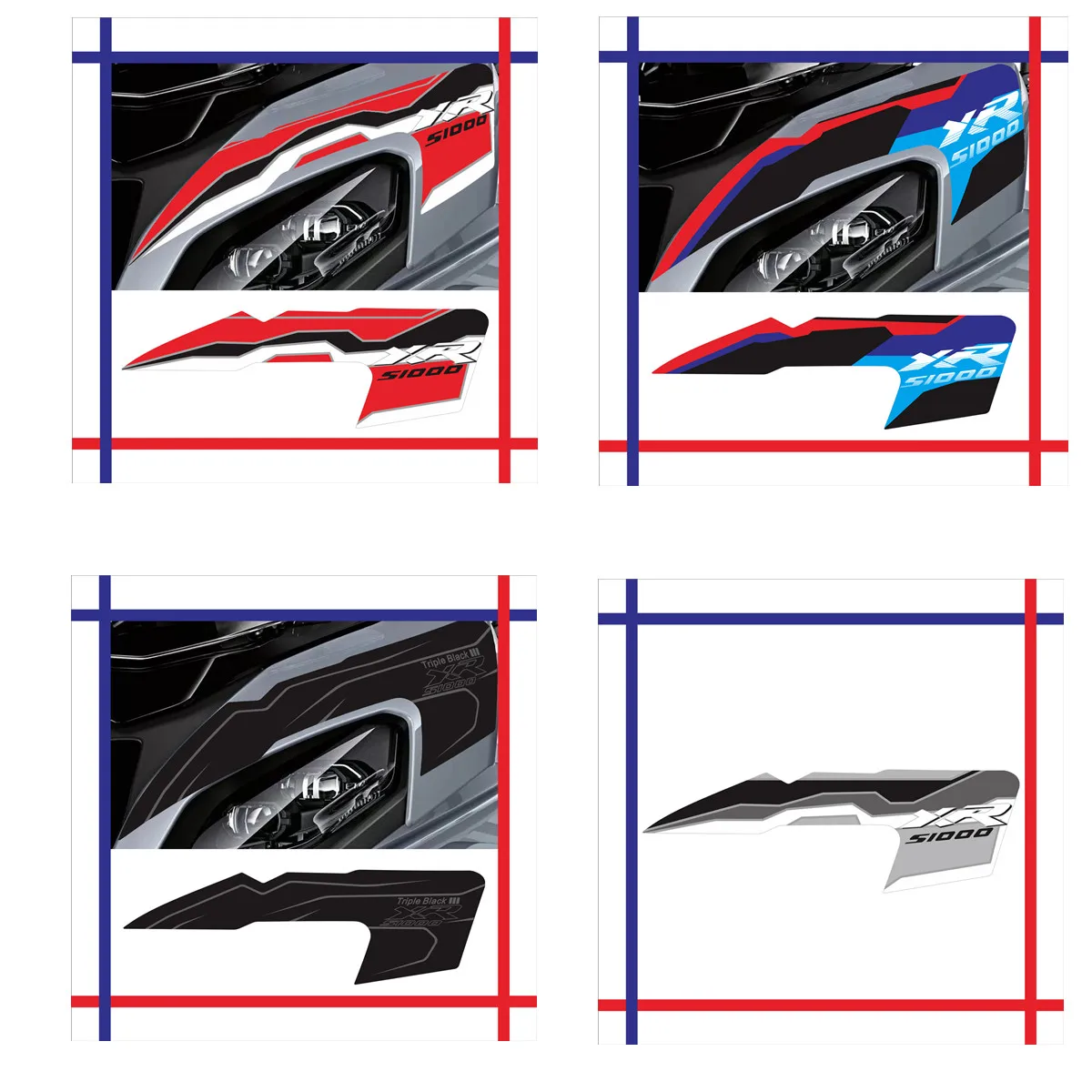 

S1000XR 2023 Motorcycle accessories Sticker Decal For BMW S1000XR 2020 2021 2022 2023 Head sticker New XR drawing S 1000 XR