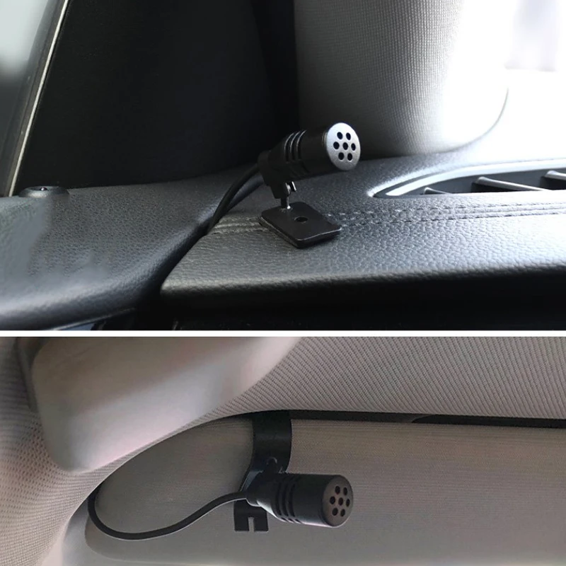 1PC 3.5mm Jack Plug Mic Mono Mini Wired External Microphone for PC Auto Car DVD Radio MINI Professionals Car Audio Microphone view 4