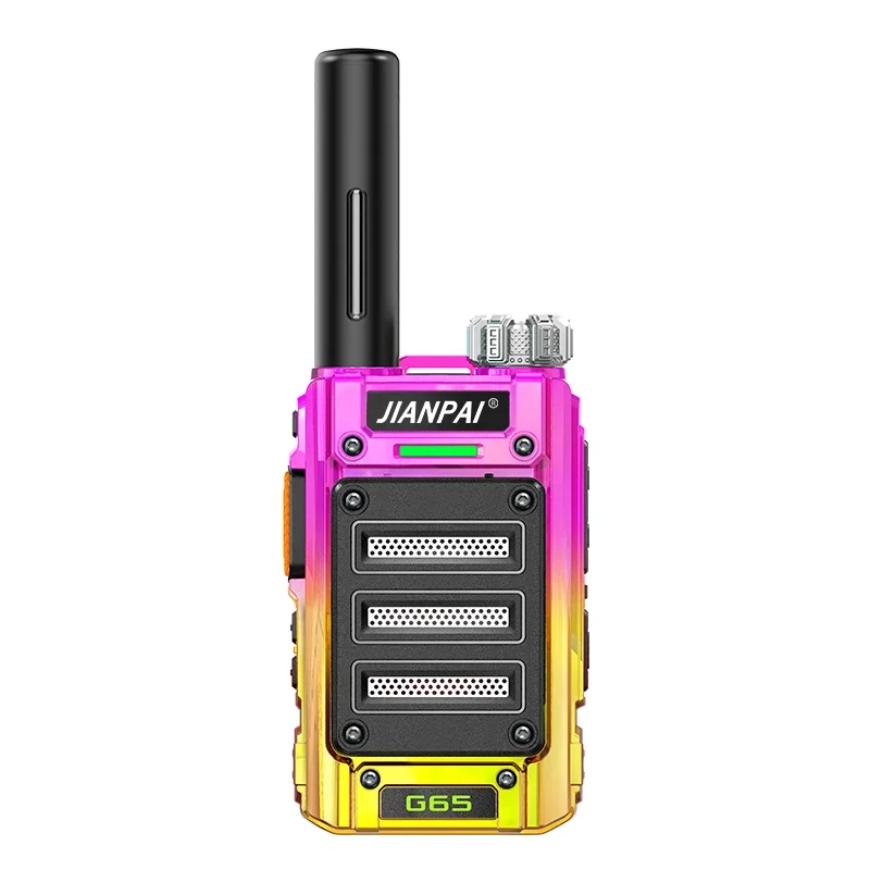 Jianpai G65 Mini Walkie Talkie USB C UHF 400-480 Mhz Fast Scan Copy Frequency Scrambler Encrypt HAM Wireless Radio Communication