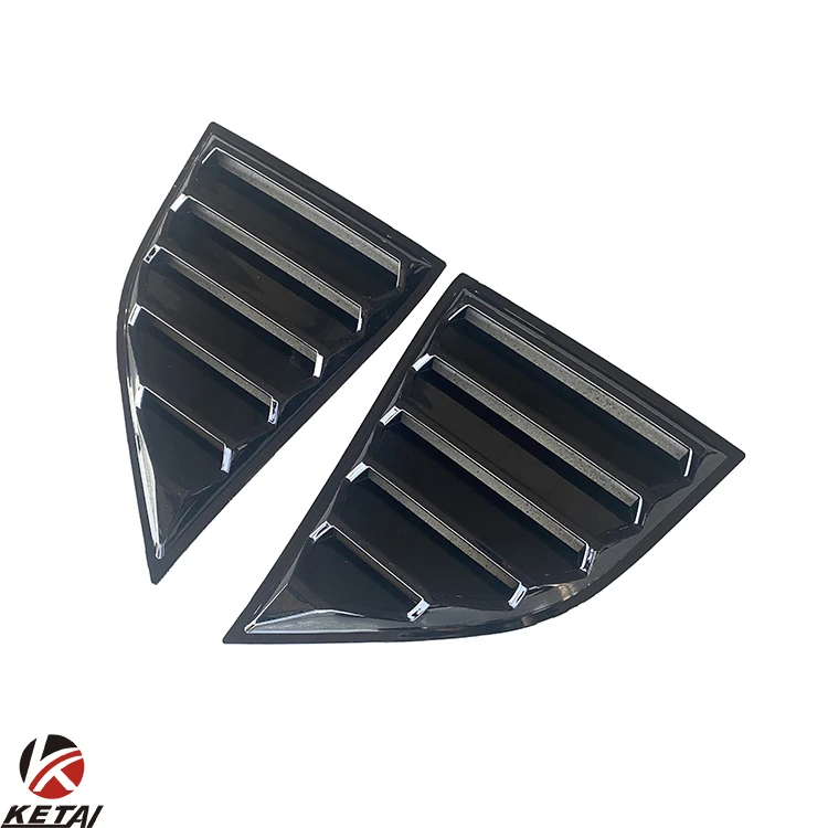 High Quality Classic Style Quarter Window Louvers Car Auto Accessories For Dodge Challenger 2008-2022